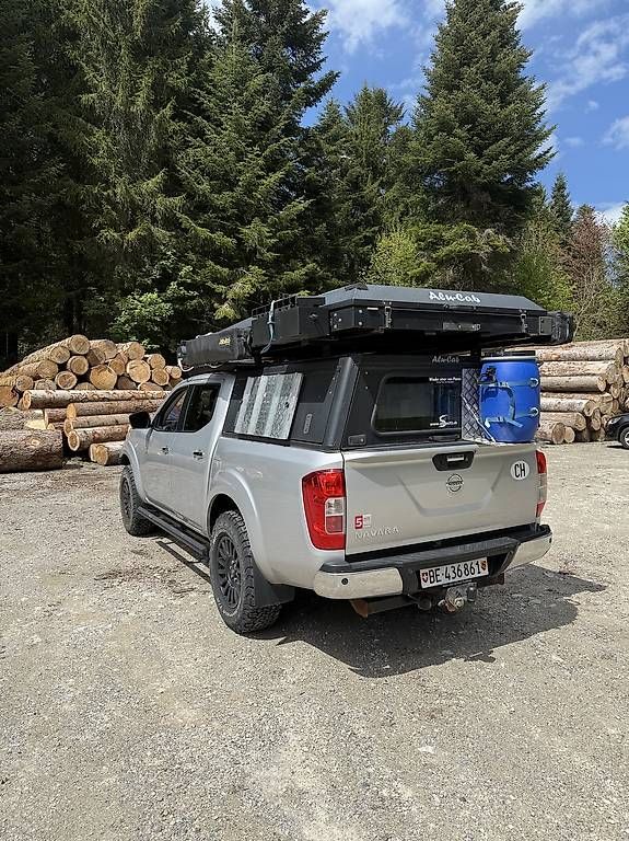 Pick-Up Nissan Navara mit Alucap Dachzelt, ausgebaut (Gebraucht) in  Unterlangenegg fr CHF 78000  nur Abholung auf Ricardo kaufen