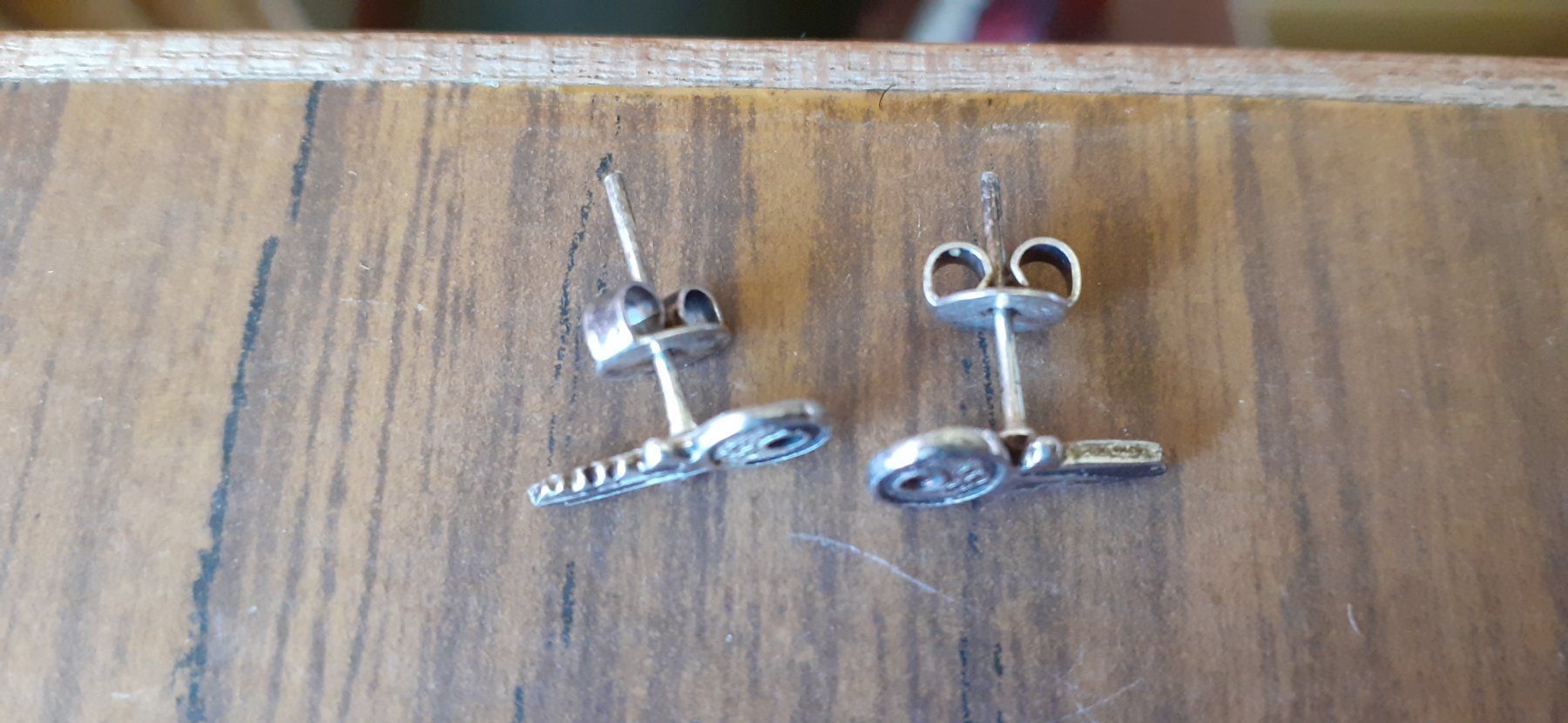 Ohrringe & -stecker: Ohrringe Silber Schlüssel – Gebraucht aus Mörschwil von wunderkiste44 5