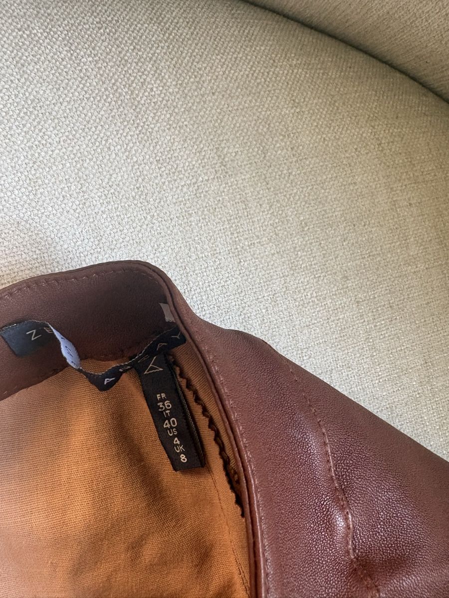 Pantaloni: Leather Pants Zeynep Arcay Brown Size FR 36/IT 40 – Usato da Zürich venduto da Charrua 2