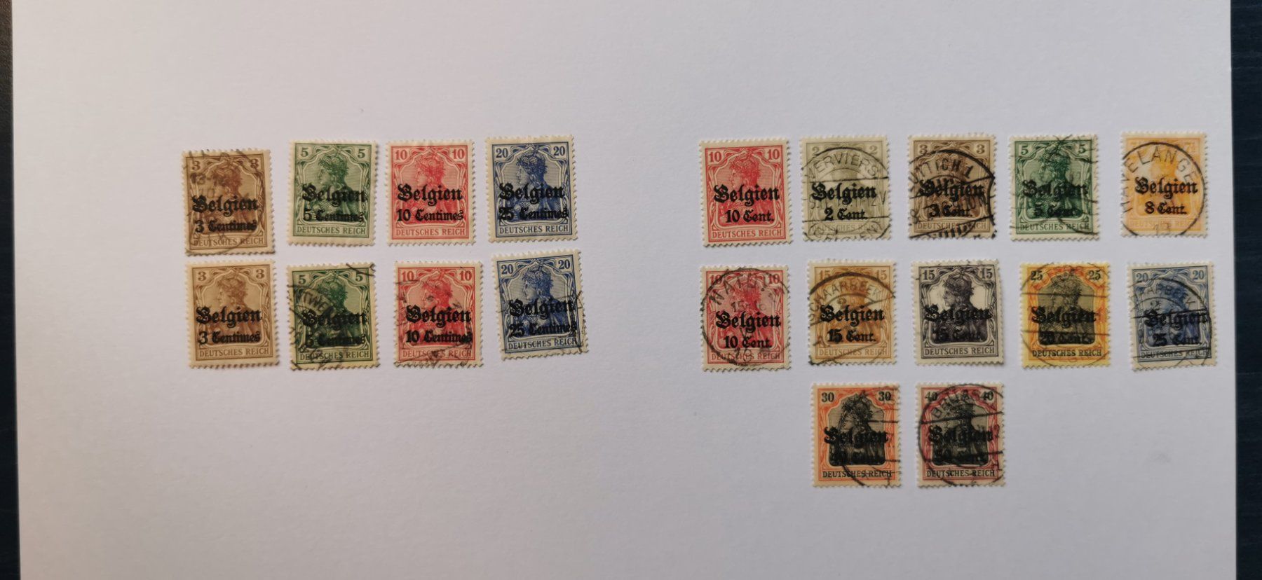 Tous les timbres: Dt. Reich 1914-1918 – D'occasion à Aadorf par Chnorli-Furz