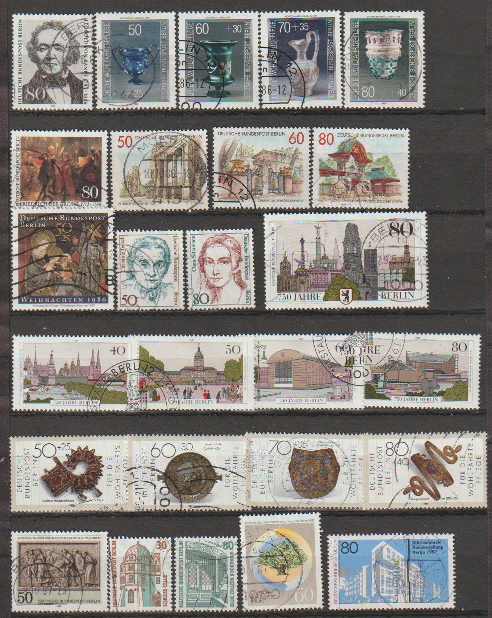 Alle Briefmarken: Berlin divers sujet bon état – Gebraucht aus Crans-Montana von kira56