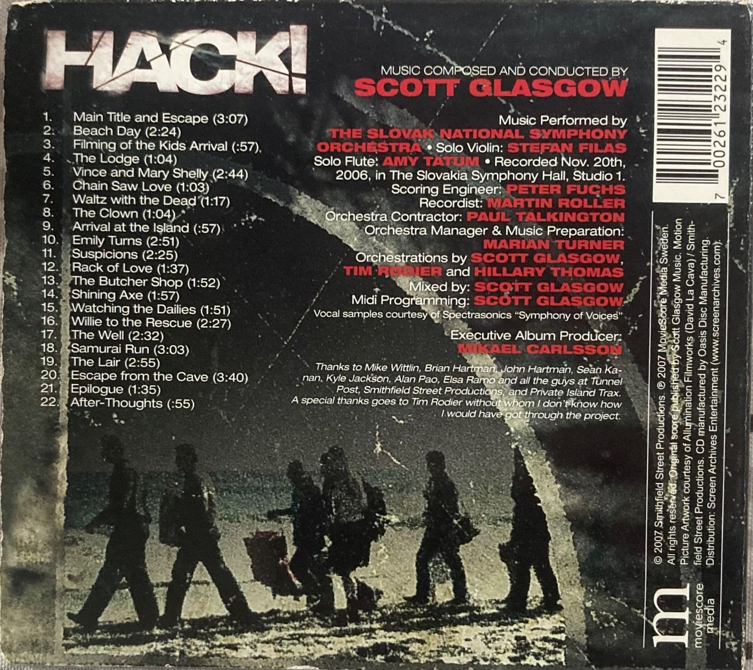 CD: MUSIQUE DE FILM / SCOTT GLASGOW - HACK! – Usato da Poliez-Pittet venduto da Newtown-Records 1