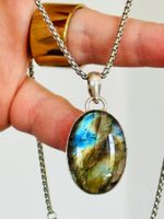 Labradorite Gemstone Handmade Jewelry necklace