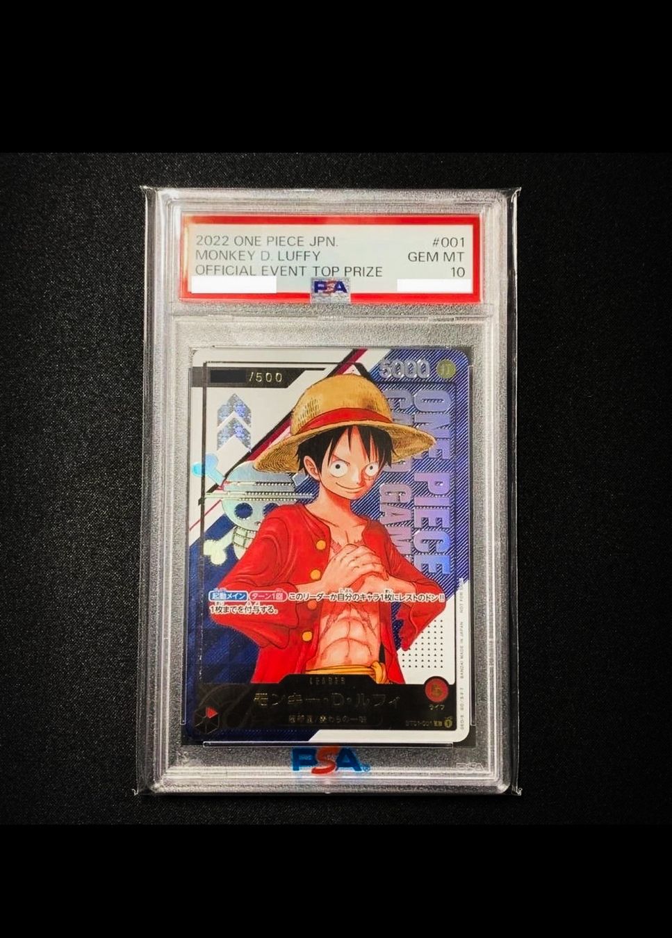 Bandai Carte collezionabili: Monkey D. Luffy Serial Number PSA 10 JAP ONE PIECE Top Prize – Nuovo (secondo la descrizione) da Felsberg venduto da michaela_773