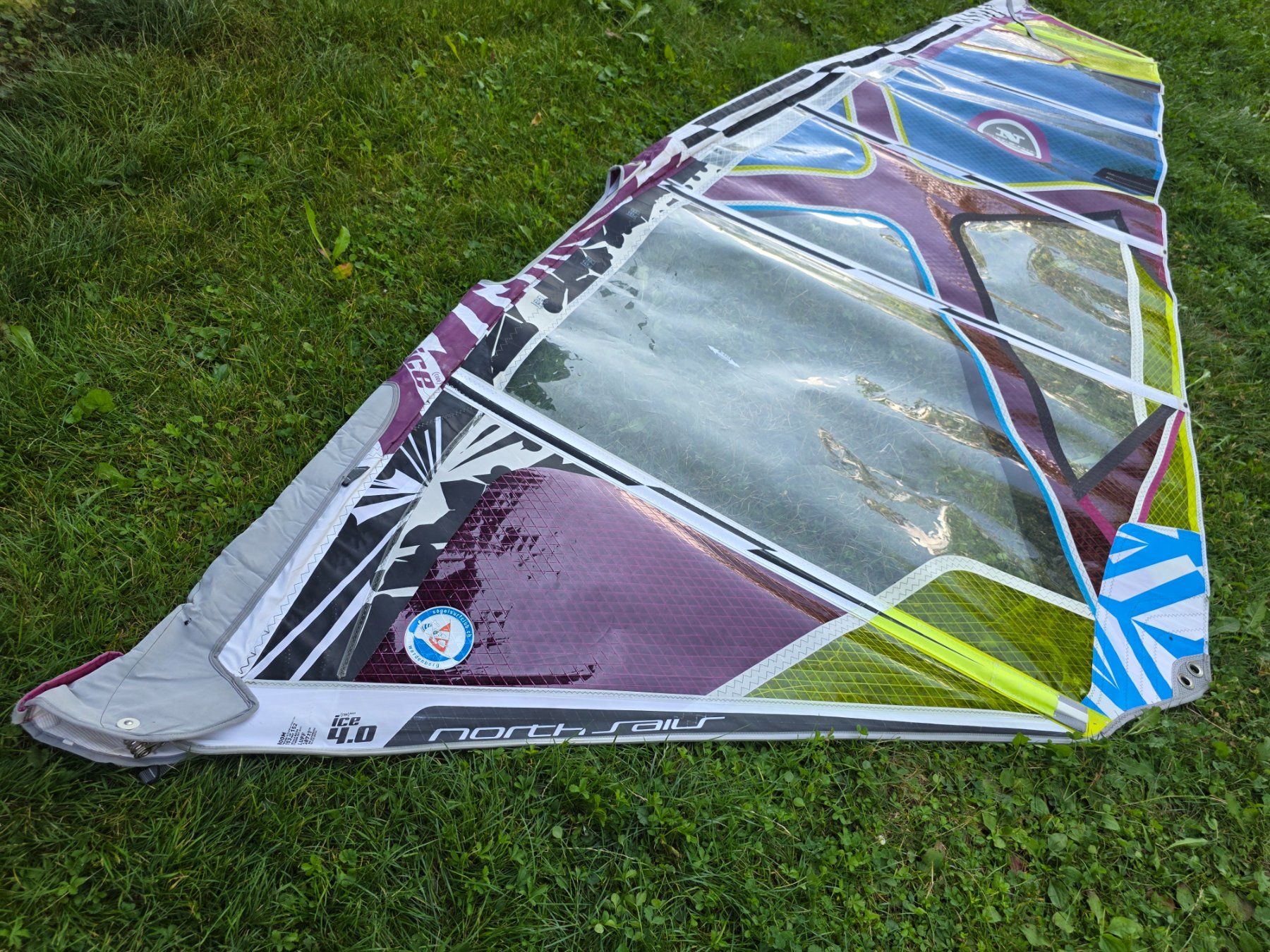 North Sails Surfen: Windsurfsegel North Sails 4,0 – Gebraucht aus Buchs SG von swisssurfer007