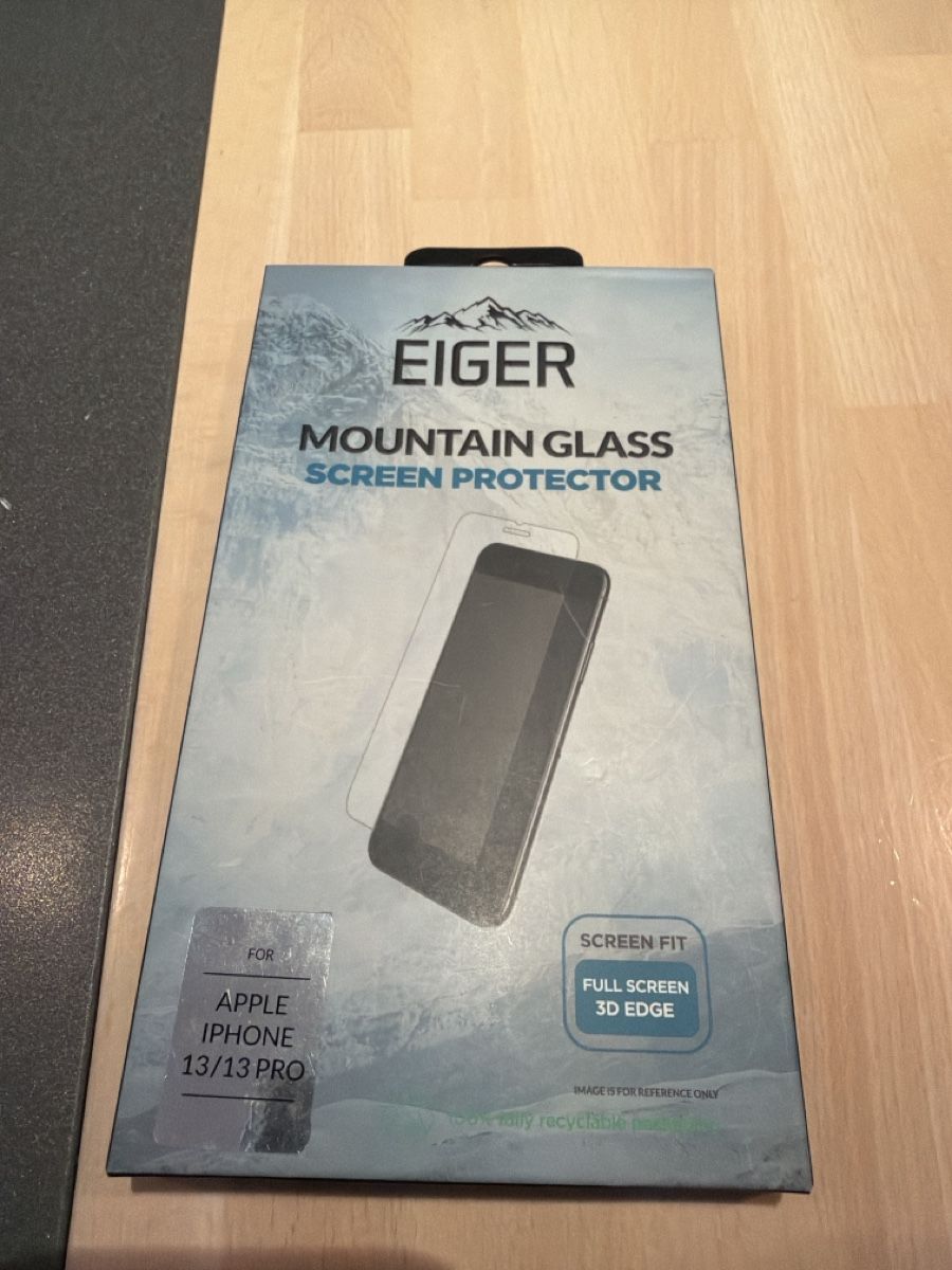 Eiger Cover & Protezioni schermo: EIGER Panzerglas iPhone 13/13 Pro – Nuovo e nell'imballaggio originale da Langenthal venduto da fleurlumineuse