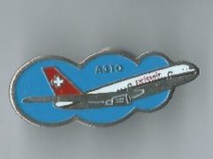 Plaketten & Abzeichen: Swissair A310, Pin – Gebraucht aus Zürich von t24_de