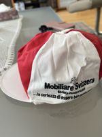 Berretto da ciclista vintage 1970 Mobiliare