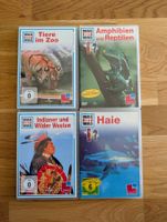 WAS IST WAS 4x DVD Set Tiere im Zoo Haie Indianer Reptilien