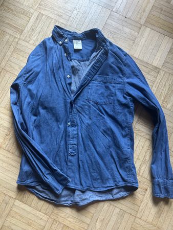 Men's Denim Shirt Blue Size L Used