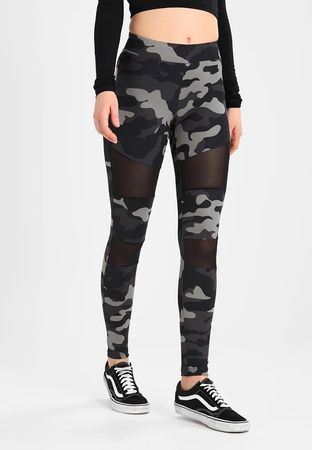 Camouflage Leggings, Urban Classics, grey