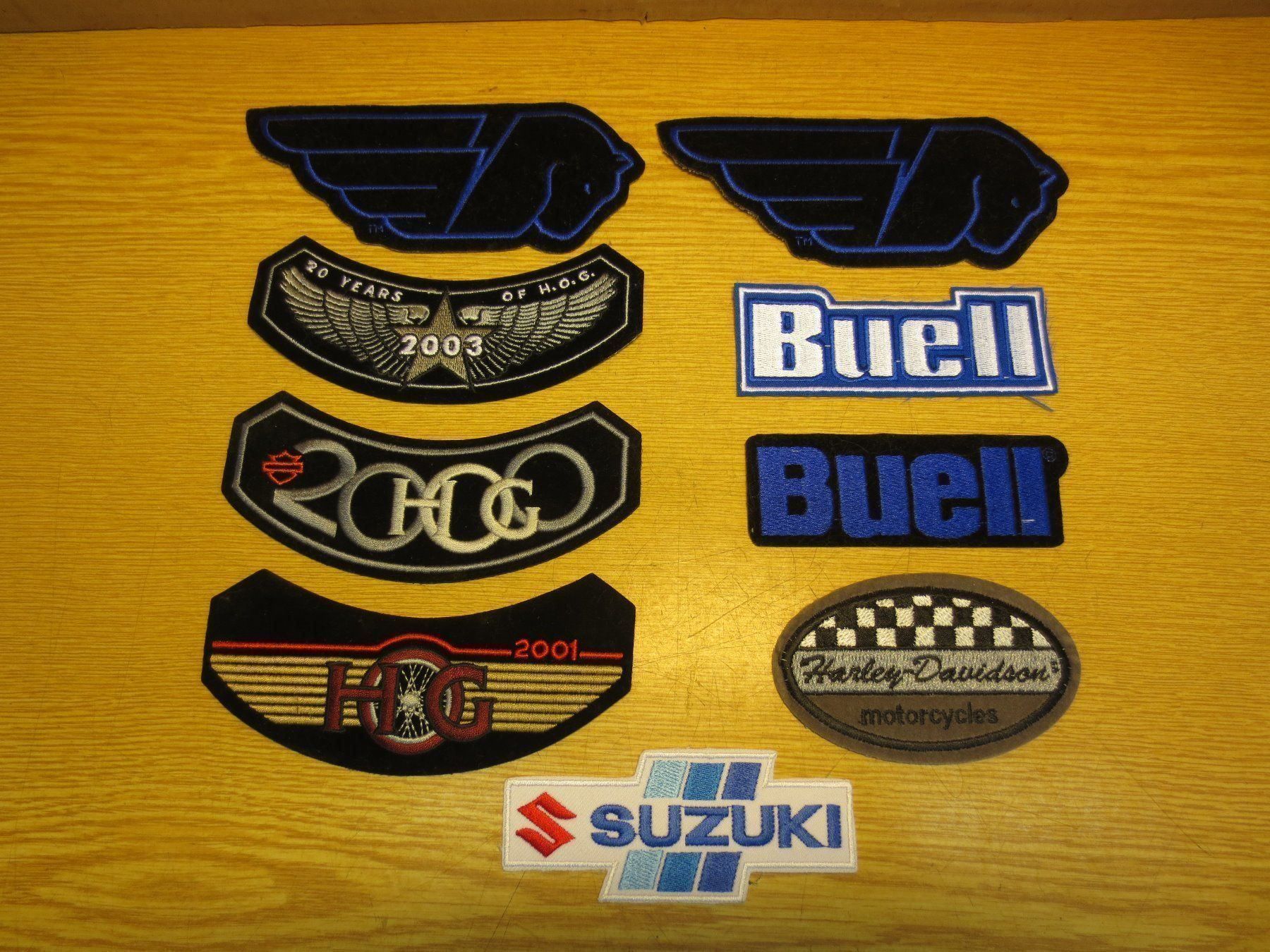 Placchette & Badge: Div. Biker Badge / Abzeichen, Aufnäher. – Nuovo (secondo la descrizione) da Schöftland venduto da Topdeal4
