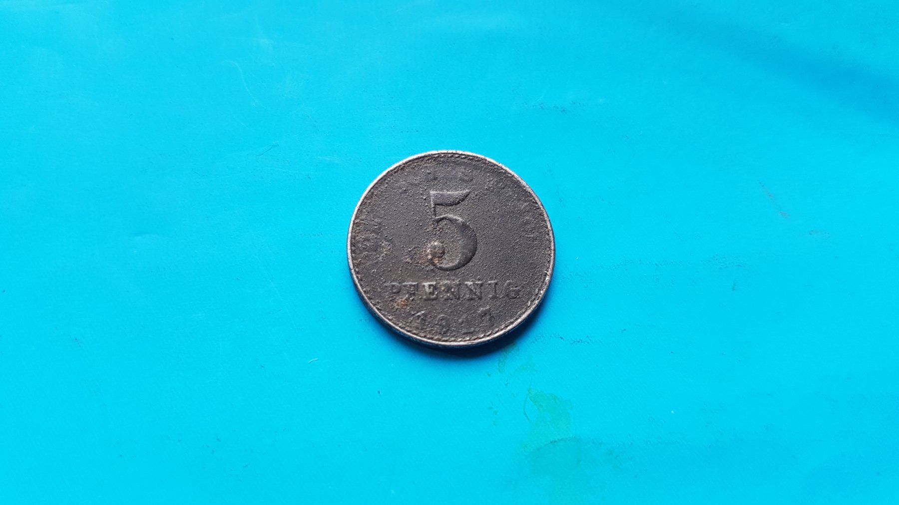 Alle Münzen: 5 Pfennig - Deutsches Reich 1917 – Gebraucht aus Reinach BL von Dexy62
