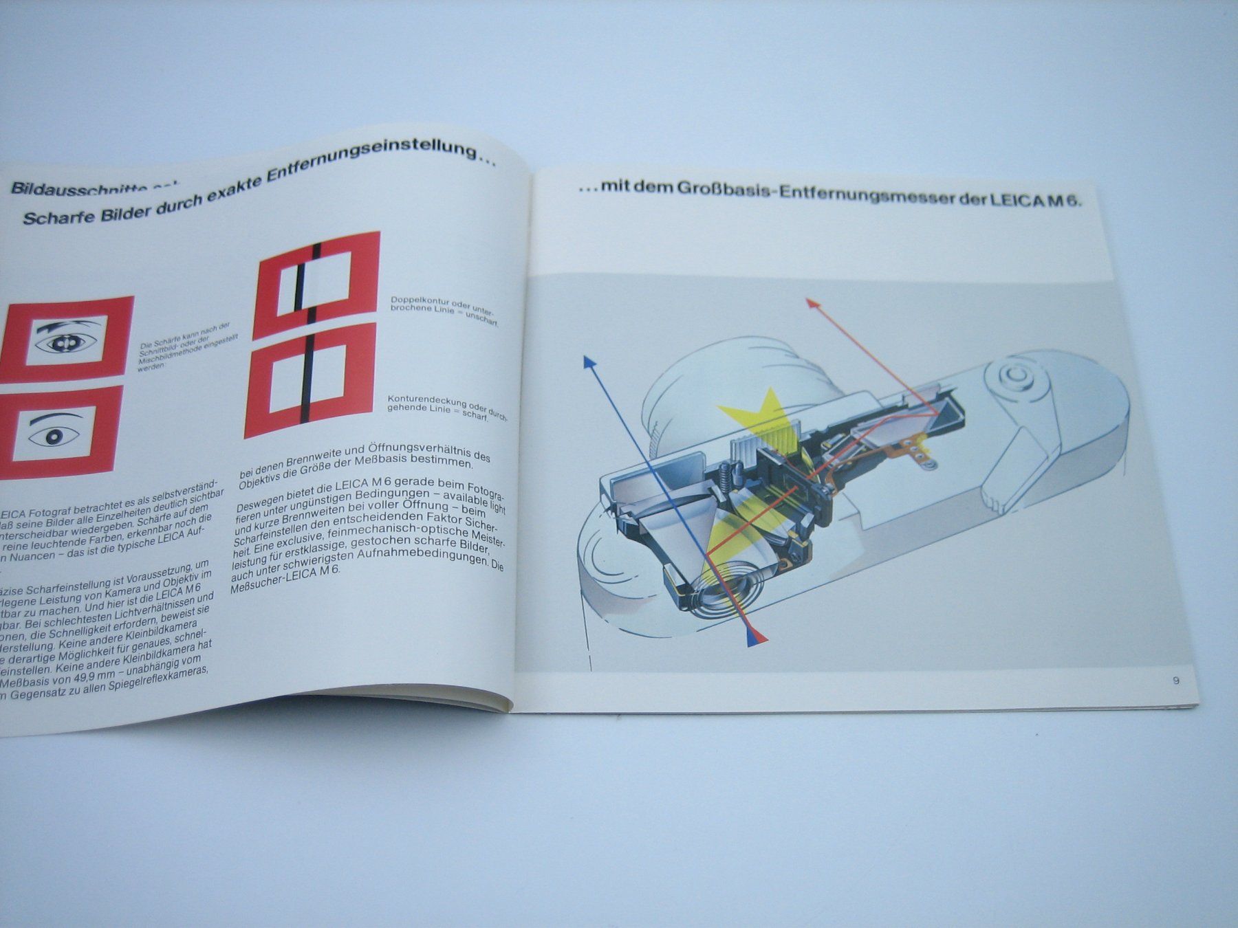 Leica Fotocamera: Leica M6 alter Werbeprospekt/Katalog – Usato da Zürich venduto da Tomi118 2