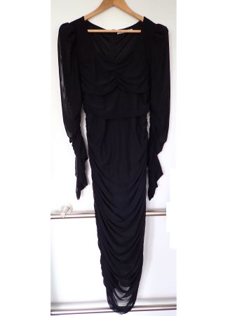 Elegantes Abendkleid schwarz Gr. 36/38 neuwertig