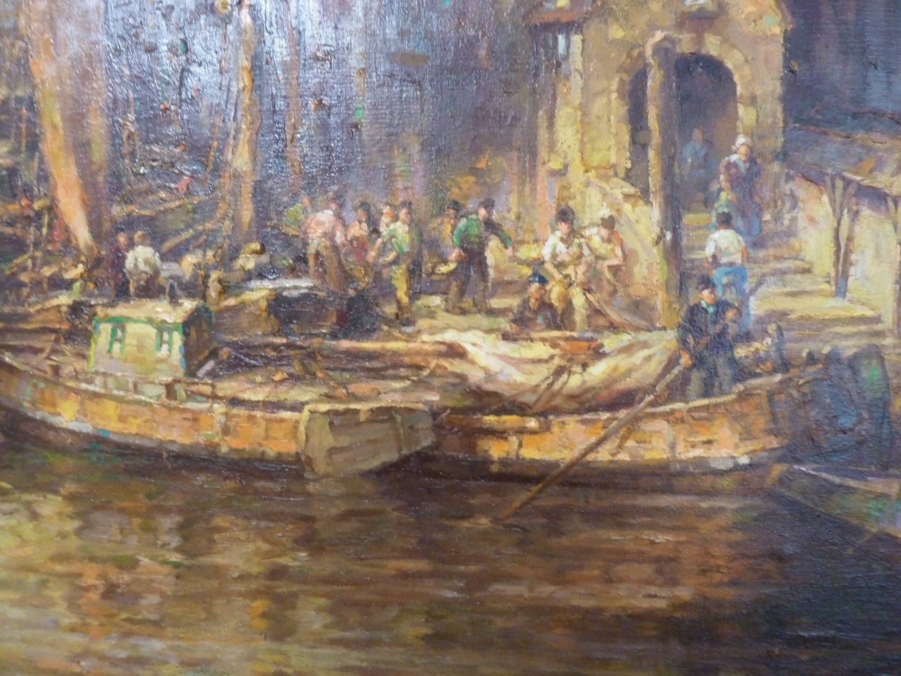 Dipinti: Gracht Amsterdam Signiert – Usato da Bure venduto da 1319 4