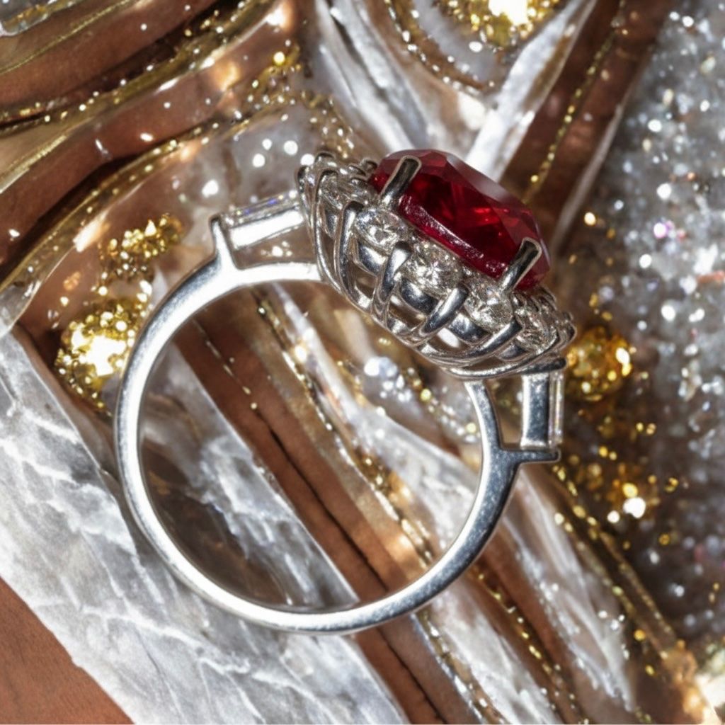 Bagues: Bague Rouge Rubis Impérial – Neuf avec emballage d'origine à St-Maurice par Sandrinette123 5