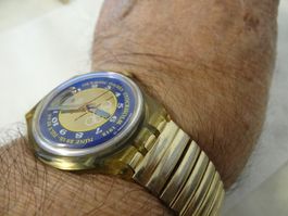 S-WATCH HERREN UHR,AUTOMAT.23JEW-SWISS MADE.LÄÜFT-35X38MM
