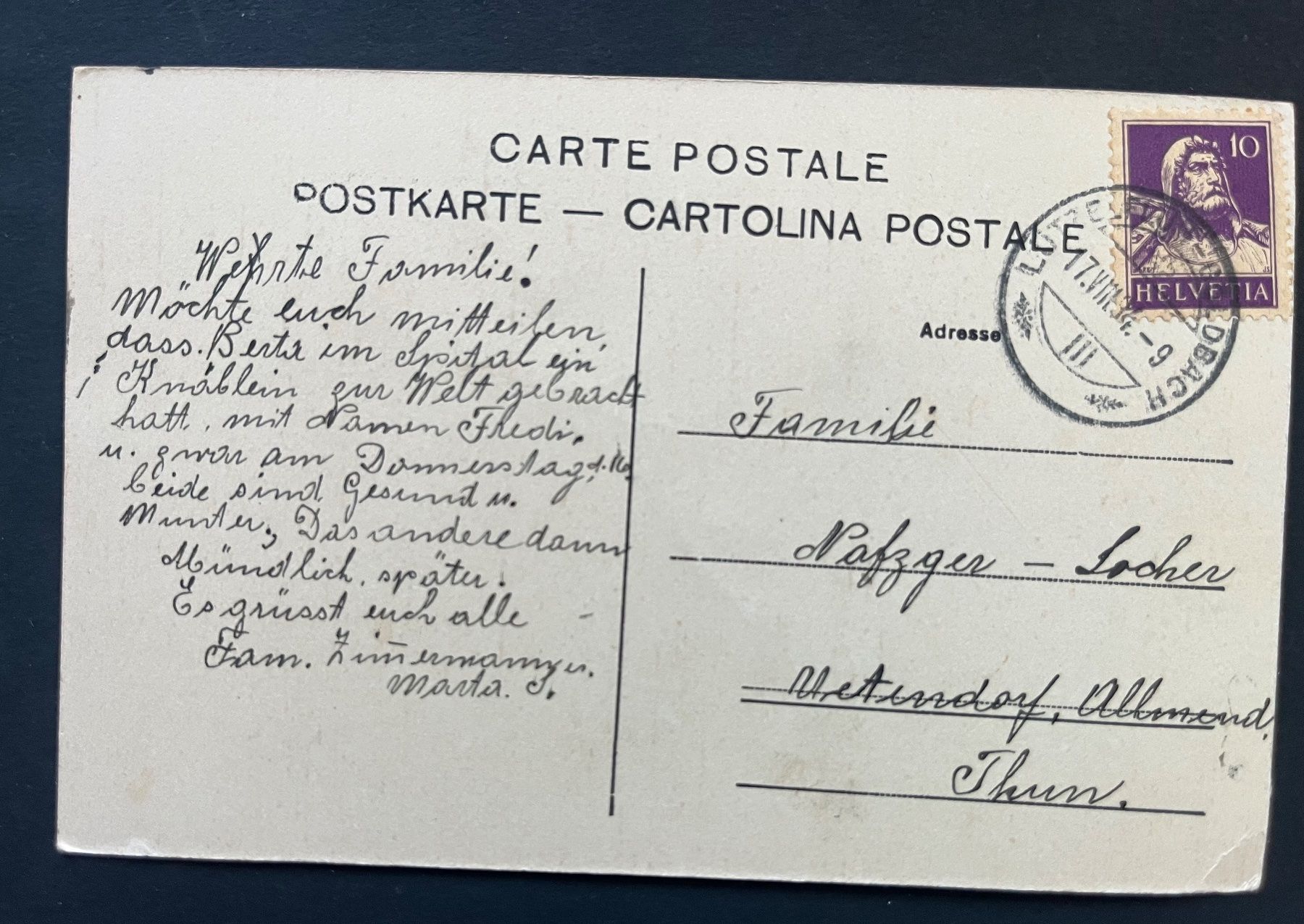 Cartes postales: Gruss aus Lützelflüh, 2 Ansicht Ort, Ländliche Häuser – D'occasion à Ostermundigen par DaxKarten-75 1