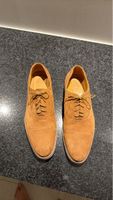 Herren Schnuerschuhe Wildleder Cognac Grösse 42
