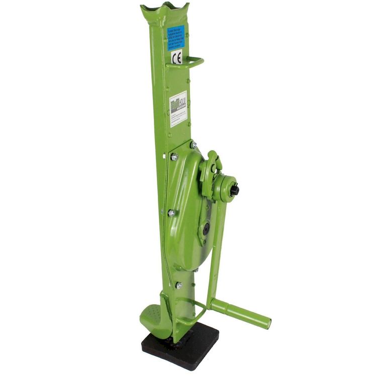 Wiltec Zahnstangenwinde 3000 Kg – Hubhöhe 350 Mm, Bauhöhe 725 Mm, Mit Kopf & Klaue, Stahl