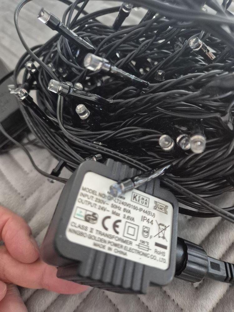 Ghirlande e barre luminose: Lichterkette 5m LED + 5m Zubringerkabel – Usato da Morschach venduto da mar_bf7l 1