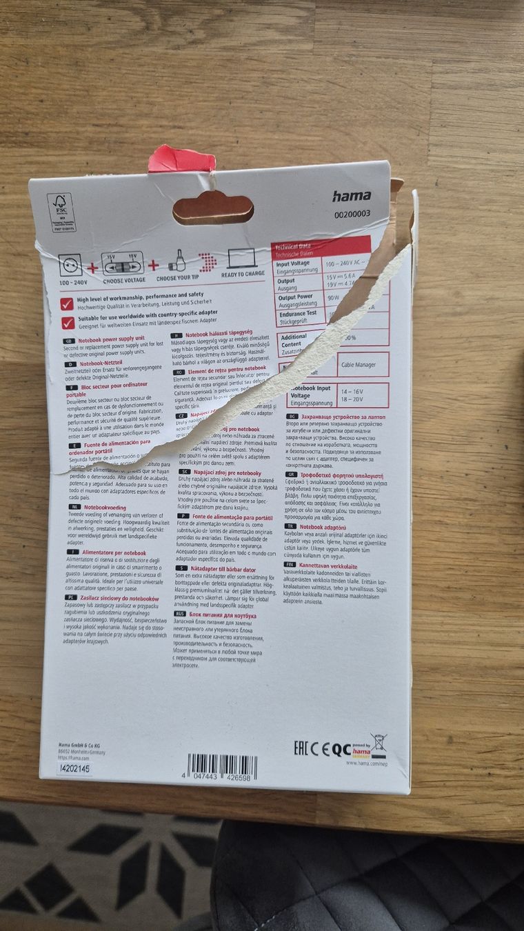 Hama Cavi: Hama Notebook Kabel – Usato da Oberägeri venduto da Timka111 3