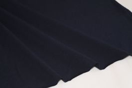 Stoff Baumwolljersey uni d.blau