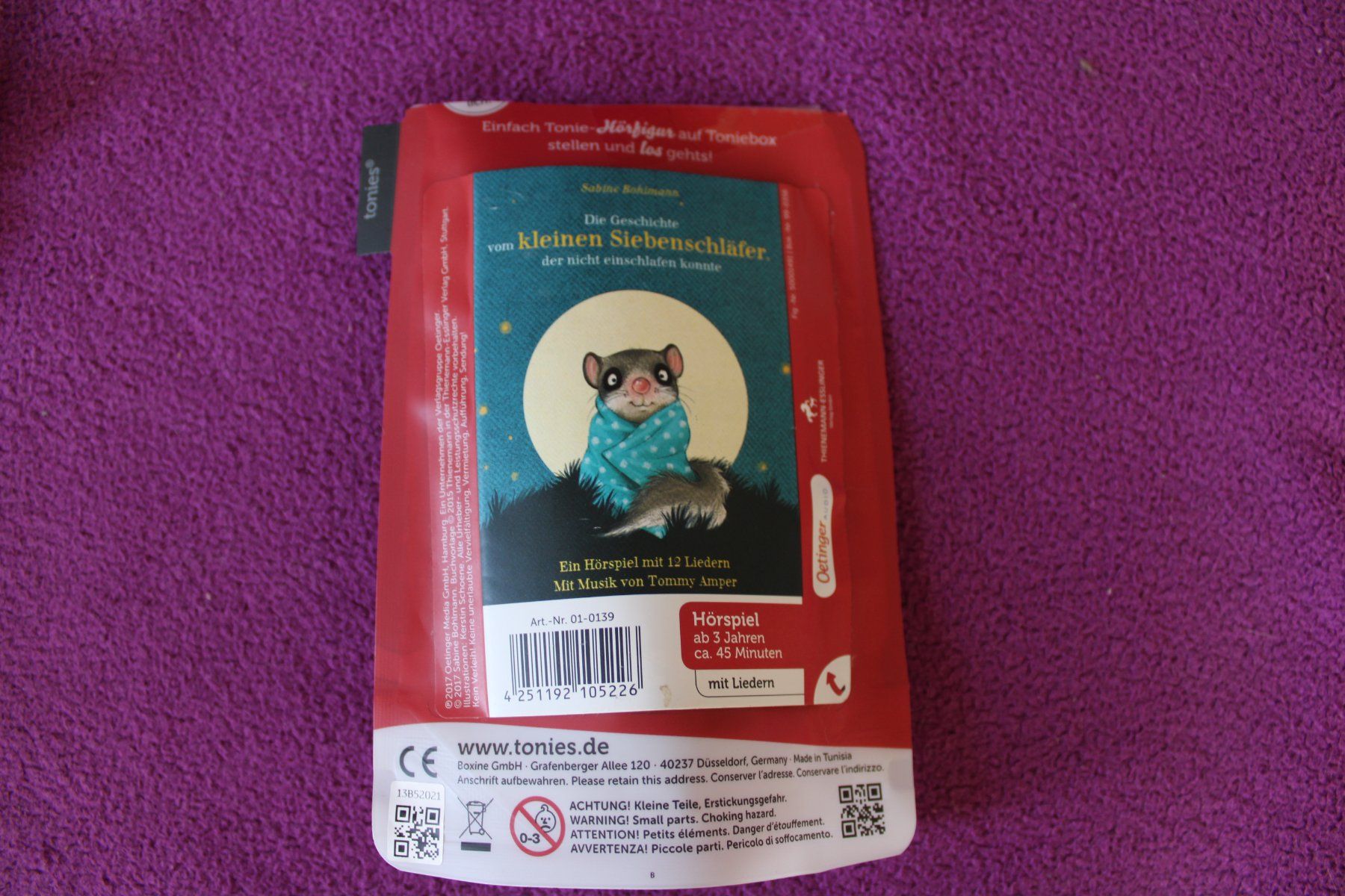 Tonies Giocattoli: Tonie Box Figur - Siebenschläfer - mit Booklet – Usato da Müllheim Dorf venduto da Seeeule01 6