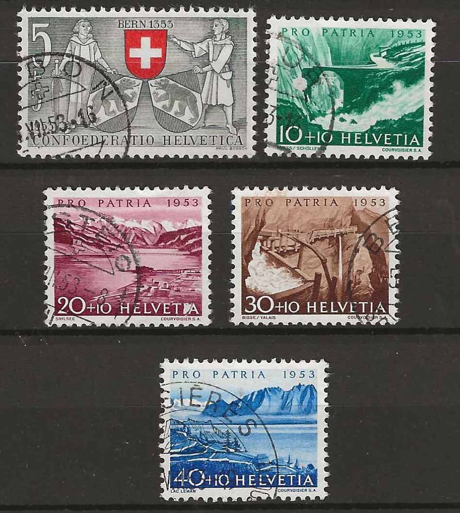 Tutti i francobolli: PP053 - Pro Patria 1953 obl. – Usato da Trélex venduto da Phil_Albert