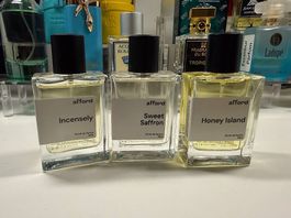 3x Afford Parfums Icensely, Sweet Saffron, Honey Island