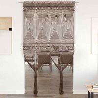 Makramee braun 140x240cm Baumwolle