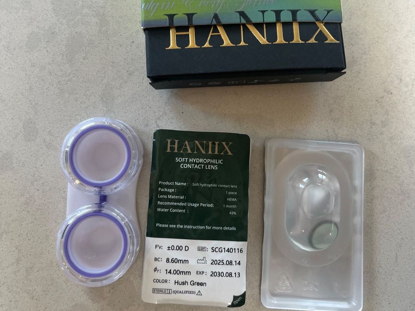 Kontaktlinsen: HANIIX farbige Kontaktlinsen – Neu und originalverpackt aus Bern von mynoa 5