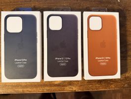 Étuis en cuir MagSafe iPhone 12/13 Pro - Prix par étui!