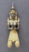 Thailand Tempelwächterin Teppanom Figur aus Metall ca. 30cm 