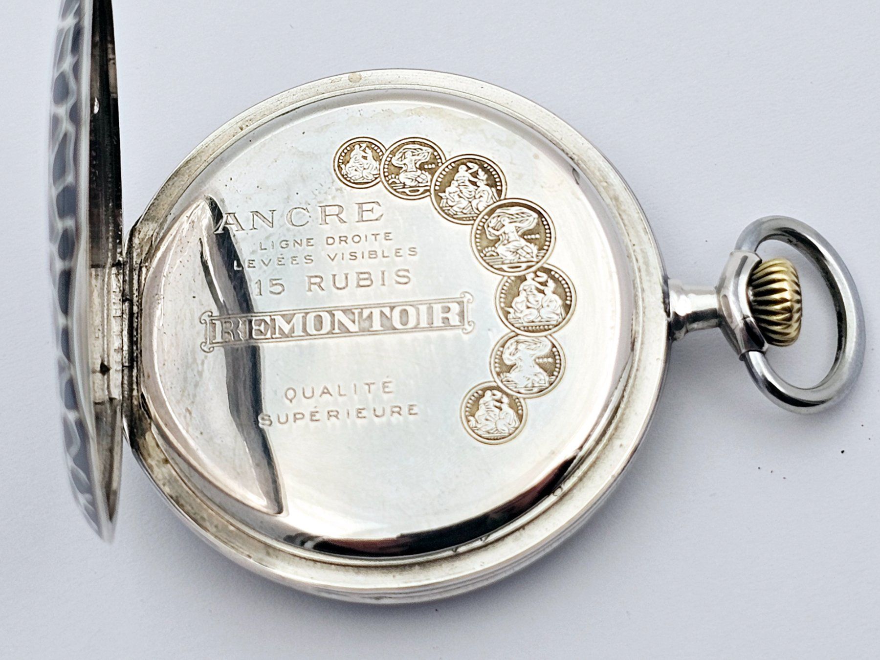 Orologi: Taschenuhr Tula Silber 800 – Usato da Bassersdorf venduto da AnkerWatch 3