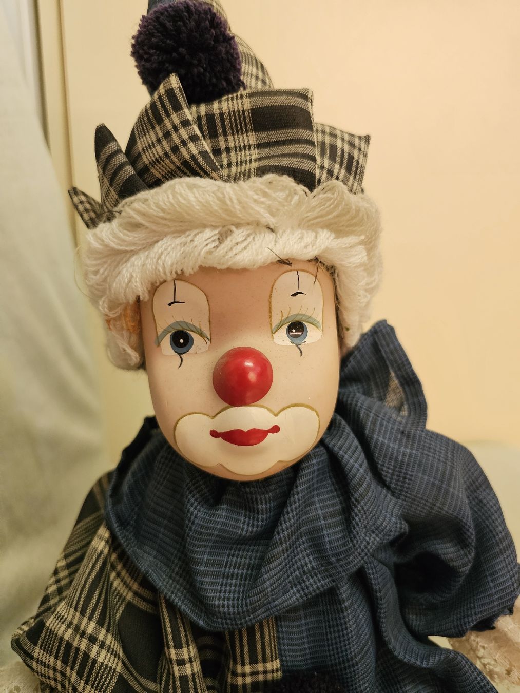 Bambole: Clown-Puppe im Harlekin-Stil – Usato da Meisterschwanden venduto da Hummer21 2