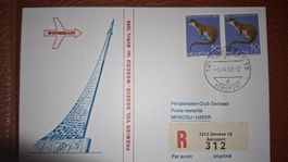 Swissair Geneve - Moscou 01.04.1968
