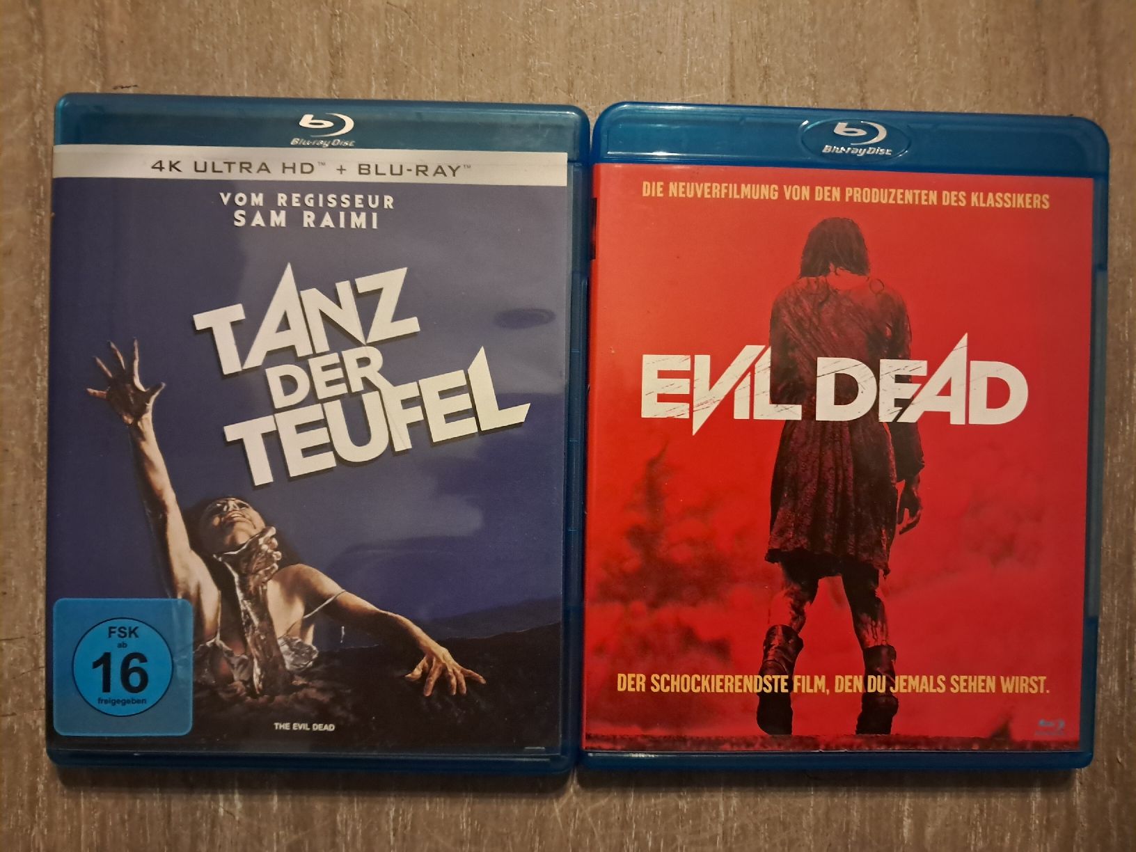 Tutti i DVDs: Evil Dead / Tanz der Teufel - Original & Remake – Usato da Eschlikon TG venduto da Rare_Ware