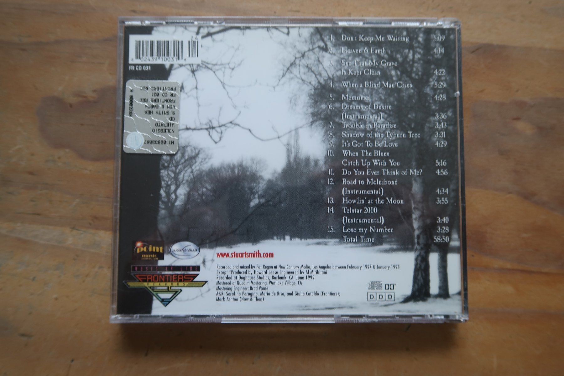 CD: STUART SMITH - HEAVEN AND EARTH - CD – Usato da Basel venduto da Patiscat 1