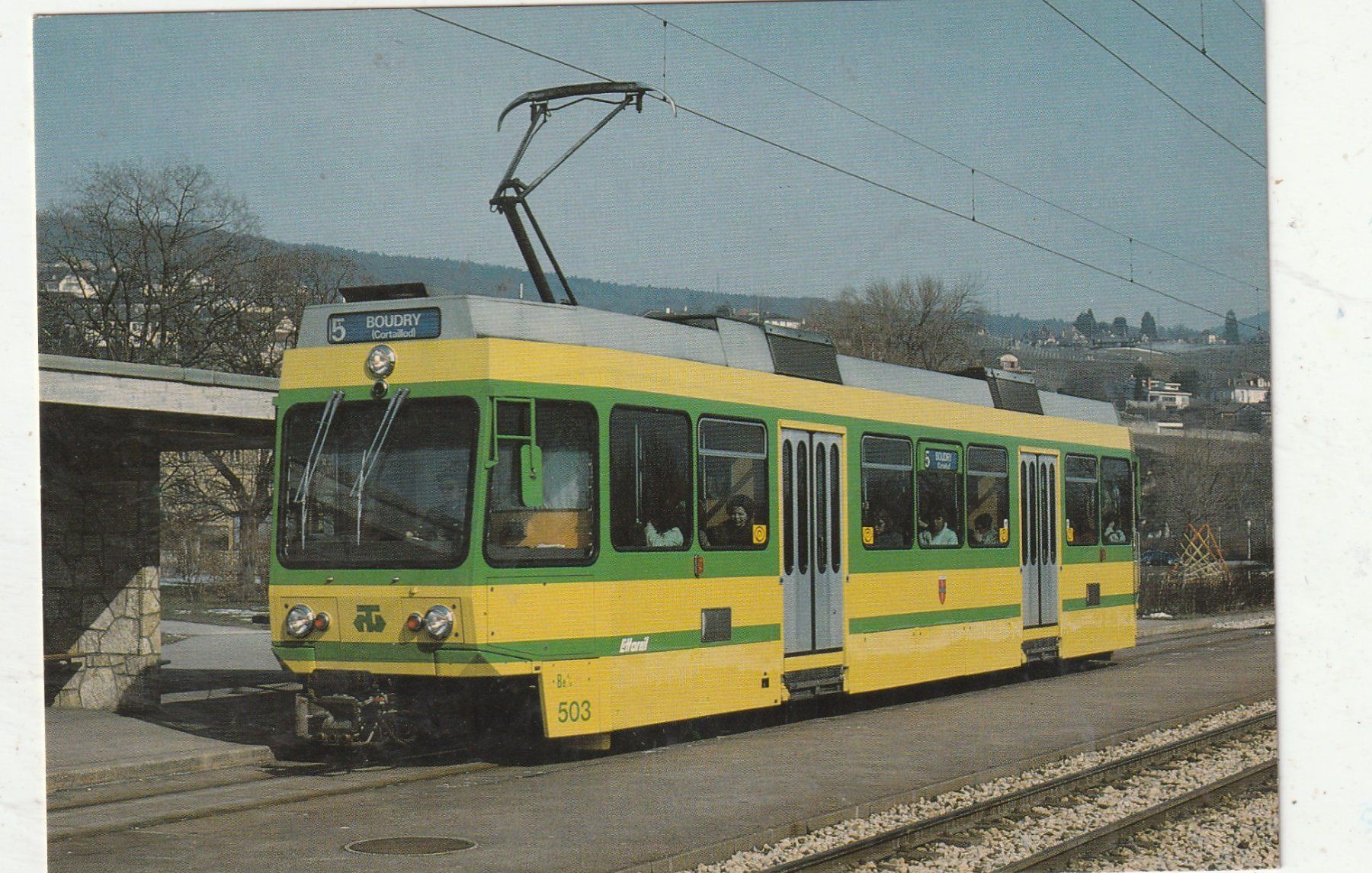 Cartoline postali: Bahn Neuchatel – Usato da Lumbrein venduto da made02