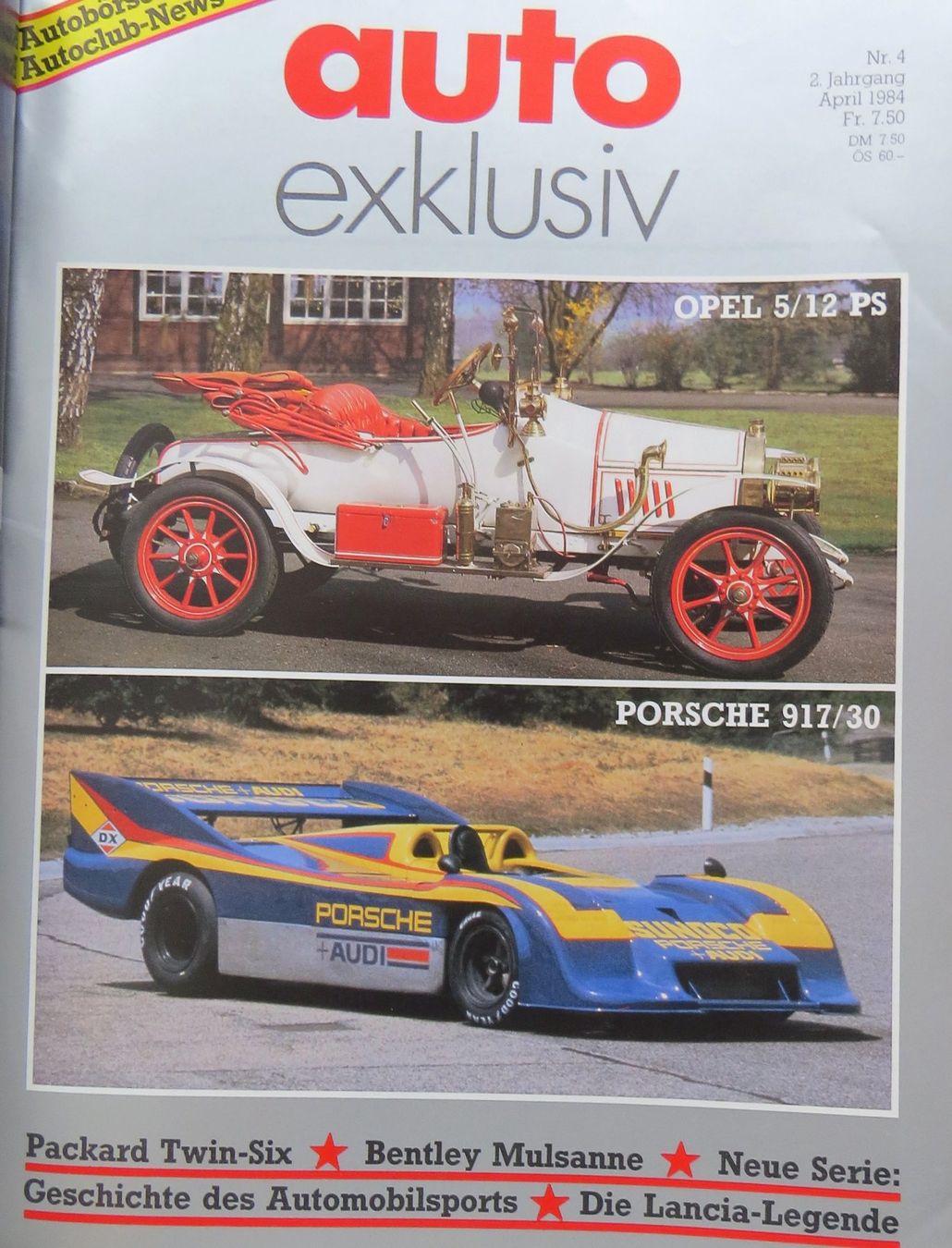 Riviste & Magazine: 12 Hefte auto exclusiv 1984 inkl. Ordner – Usato da Ettingen venduto da campione_1 6