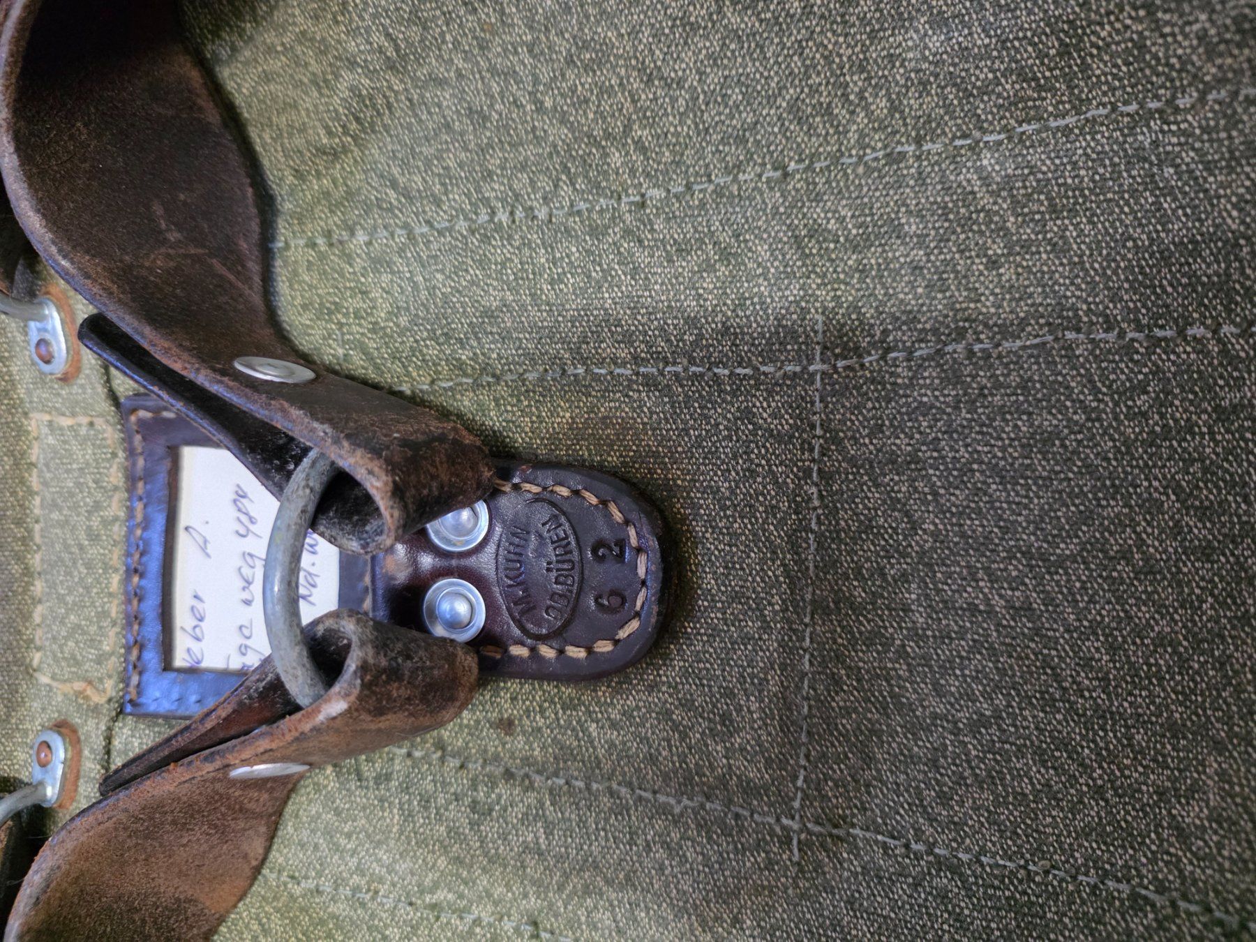 Zaini: Schweizer Militärrucksack 1962 Militär Armee – Usato da Dorf venduto da Echo_Elements 7