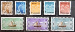 Ras Al Khaima Kat. 1-8 ** 1964 Kat. 12 Euro