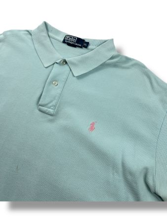 Polo Ralph Lauren turquoise gris menthe - Taille XL