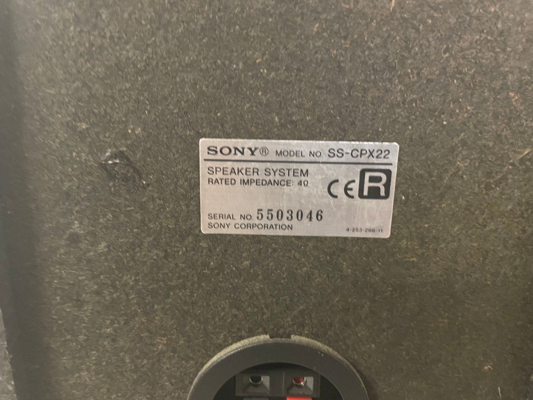 Sony Lautsprecher: enceinte de bibliotheque sony ss-cpx22 – Gebraucht aus La Croix (Lutry) von netrajet 6