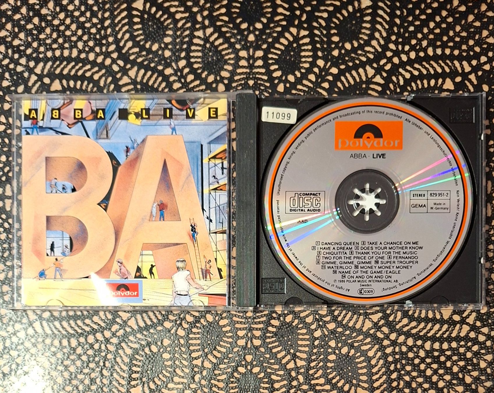 CD: ABBA - Live, SWE Pop CD Album 1986 – Usato da Schönenberg TG venduto da Gregordini 2