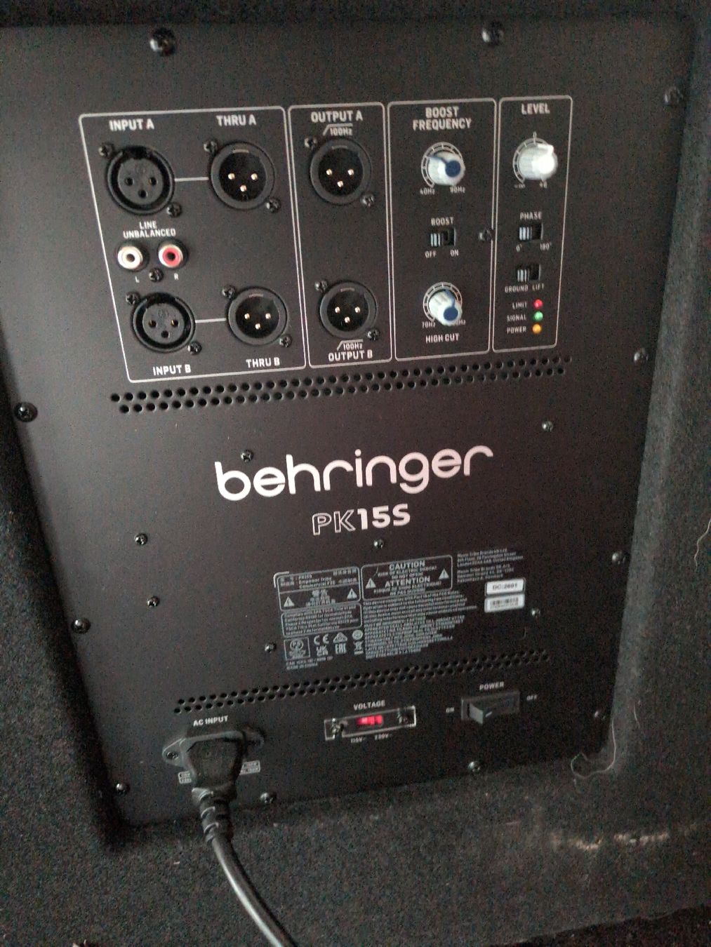 Behringer Lautsprecher: Sub Behringer PK15S NEUF – Neu (gemäss Beschreibung) aus Tüscherz-Alfermée von ken130893 1