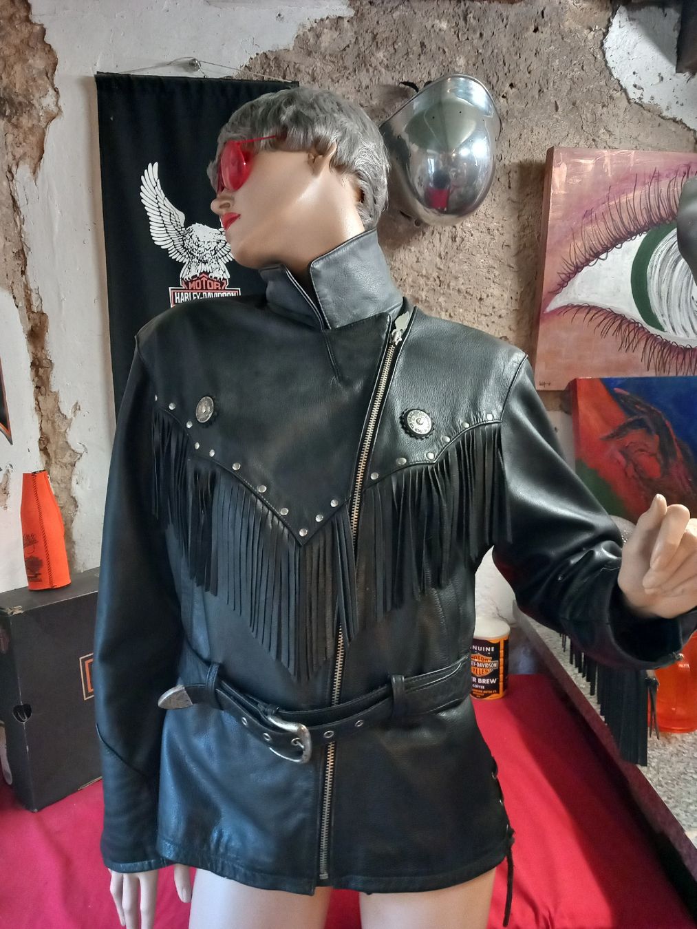 Harley-Davidson Jacken: Harley-Davidson Fransenjacke Damen Grösse L – Gebraucht aus Hochwald von motowear-secondhand 4