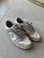 Nike Dunk Low Sneaker weiss grau akzeptabler Zustand